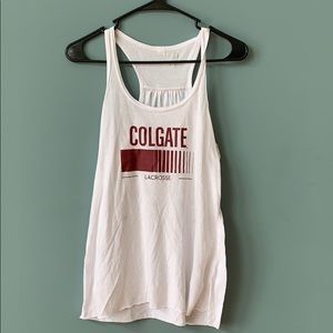 Colgate lacrosse tank top